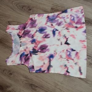 Calvin Klein Tie-Dye Tank Top Blouse